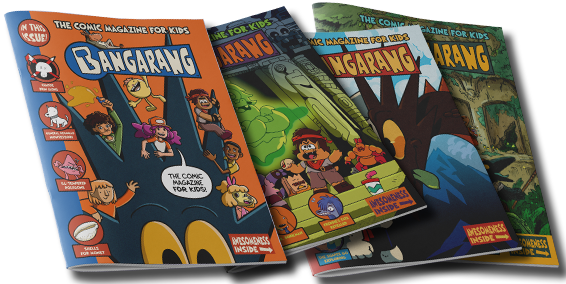 Bangarang Magazine Pile